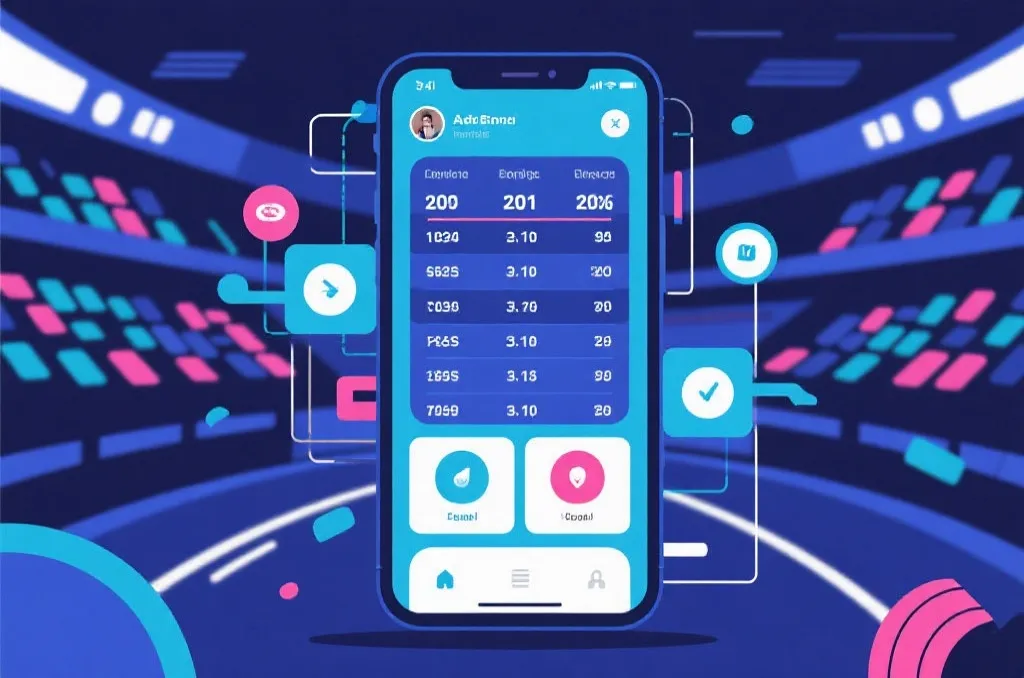 比赛积分榜与手机通知界面结合